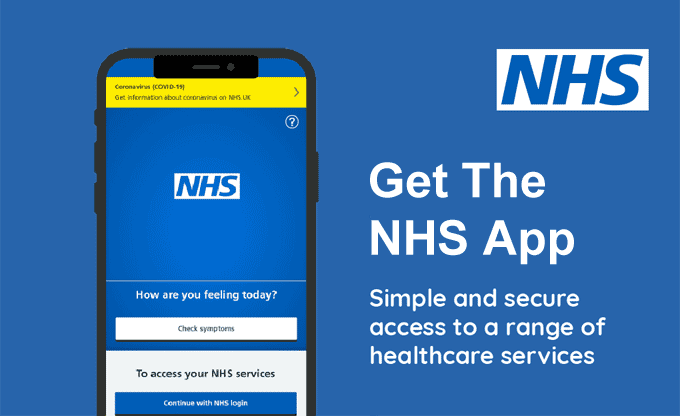 Find out more about the NHS App and download it to your phone or tablet